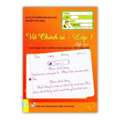 Sách - Combo Vở chính tả lớp 3 - tập 1 + 2 ( biên soạn theo chương trình GDPT mới )