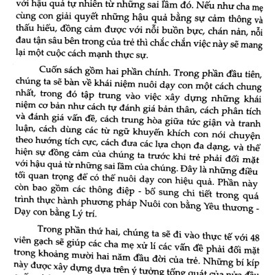 Nuôi Con Bằng Yêu Thương - Dạy Con Bằng Lý Trí (Parenting With Love And Logic) - Tái Bản 2022