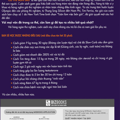 Cơ Thể 4 Giờ - The 4 Hour Body (Tặng Kho Audio Books)