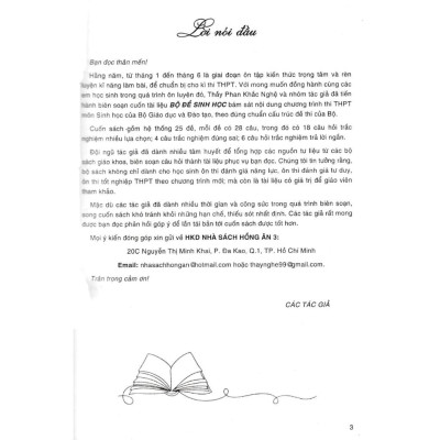 Sách - Bộ Đề Sinh Học - Đầy Đủ Các Dạng Trắc Nghiệm Theo Cấu Trúc Đề Thi Năm 2025 (Theo Chương Trình GDPT Mới) - HA