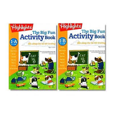 Sách - The Big Fun Activity Book 1A + 1B sẵn sàng cho bé tới trường (AC)