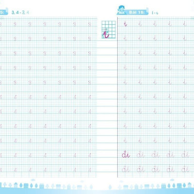 Sách - VỞ THỰC HÀNH TẬP TÔ TRỌN BỘ - tích hợp Video Hướng dẫn Viết