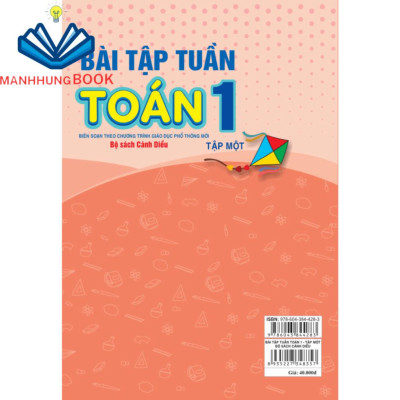 Sách - Bài tập tuần Toán 1 Tập 1 - Cánh Diều