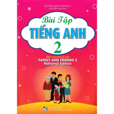 Sách - Bài Tập Tiếng Anh + Tập Viết Tiếng Anh Lớp 2 - Bộ Sách Family And Friends 2 National Edition - Combo 2 Cuốn - Hồng Ân