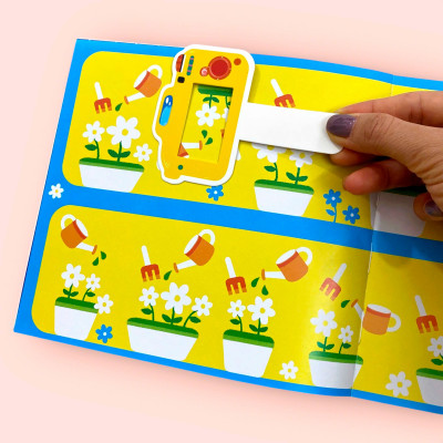 Sách - Úm Ba La! Máy ảnh mở ra! RÈN TRÍ NÃO - LUYỆN TẠP TRUNG - Nhanh trí - Sách tương tác - Dành cho trẻ 3+