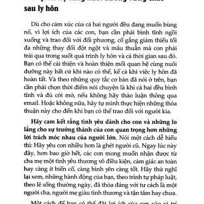 101 Cách Chữa Lành Vết Thương Cho Con Sau Đổ Vỡ