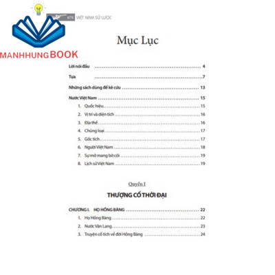 Sách - Việt Nam sử lược (bìa cứng) - tái bản