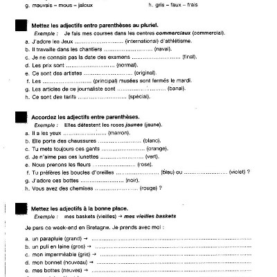 450 Nouveaux Exercices - Grammaire (Niveau Débutant)