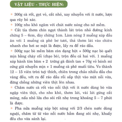 Nấu Ăn Ngon - Các Món Nấu
