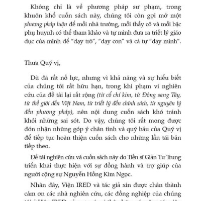 Sư Phạm Khai Phóng - Thế Giới, Việt Nam Và Tôi - Bìa Cứng