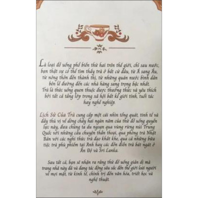 Lịch Sử Của Trà