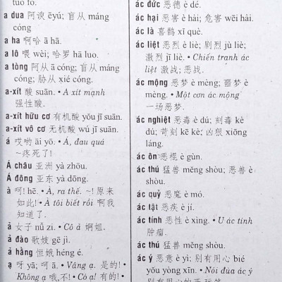 Từ Điển Việt - Hoa