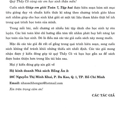 Sách tham khảo- Giúp Em Giỏi Toán 7 - Tập 2 (Bám Sát SGK Kết Nối)_HA