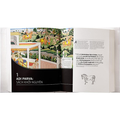 Sách - Mahabharata Bằng Hình - Thiên Sử Thi Vĩ Đại Nhất Của Ấn Độ - Đông A