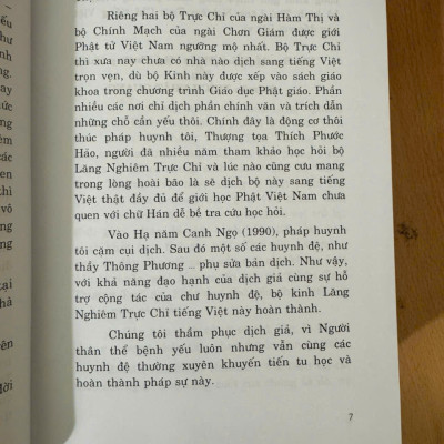 Sách - Kinh Thủ Lăng Nghiêm Trực Chỉ ( trọn bộ) ( bìa cứng)