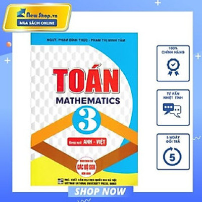 Toán 3 - Mathematics 3 (Song Ngữ Anh Việt)  - HA