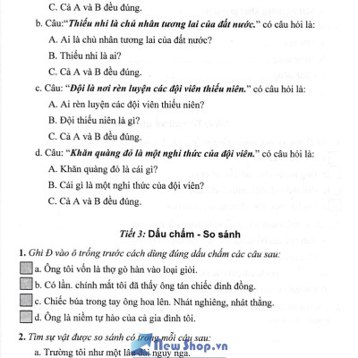 PHÁT TRIỂN VÀ NÂNG CAO TIẾNG VIỆT LỚP 3 (DÙNG CHUNG CHO CÁC SGK MỚI HIỆN HÀNH)
