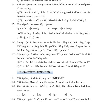 Ôn luyện Cơ bản và Nâng cao Toán 6 (Tập 1)
