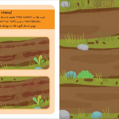 Sách mỹ thuật thiếu nhi  tiếng Anh: Painting With Everyday Objects