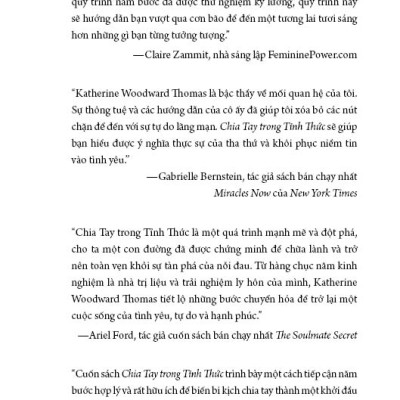 CHIA TAY TRONG TỈNH THỨC - 5 Bước Để Sống Hạnh Phúc Ngay Cả Về Sau