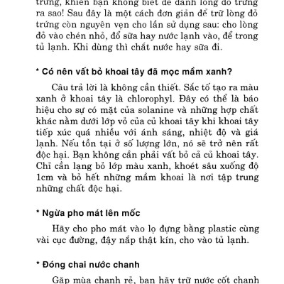 Mẹo Vặt Trong Nhà Bếp