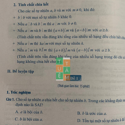 Sách - Bộ đề kiểm tra Toán 6