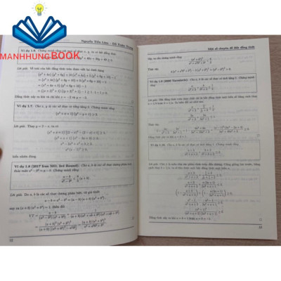 Sách - Một số chuyên đề BẤT ĐẲNG THỨC - Dành cho học sinh Trung học cơ sở