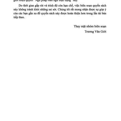 Ngữ Pháp Hán Ngữ Thực Dụng 