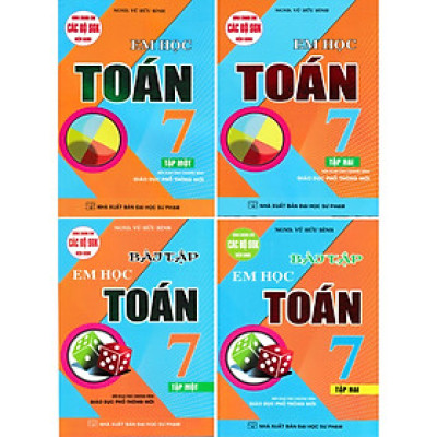 Combo Em Học Toán + Bài Tập Em Học Toán Lớp 7 (Dùng Chung Cho Các Bộ SGK Mới Hiện Hành Bộ 4 Cuốn - BC)