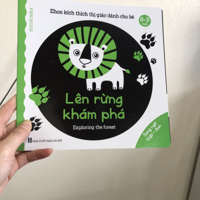1 Cuốn Trong Trọn Bộ 6 Cuốn Ehon  Kích Thích Thị Giác cho bé Song Ngữ Việt Anh - In mực chiết xuất tự nhiên - Chất liệu giấy ảnh chịu nước, chống thấm nước - Bé gặm nhấm không rách