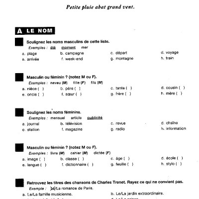 450 Nouveaux Exercices - Grammaire (Niveau Débutant)