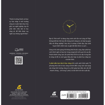 Sách - 5 Phút Nắm Trọn Tâm Lý Học Công Sở - AZbook