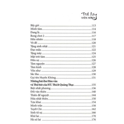 Sách - Tĩnh Lặng - Thơ Thầy Viên Minh