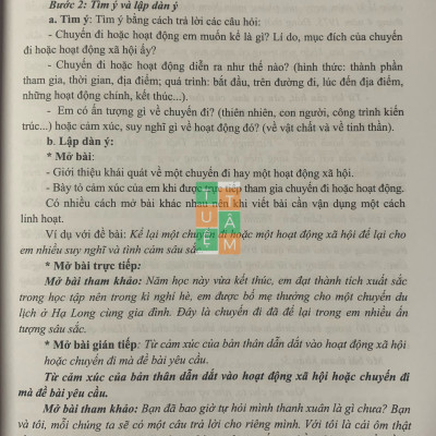 Sách - Hướng dẫn làm các dạng bài văn lớp 8
