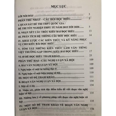 Sách - Combo Hướng dẫn ôn thi Trung học phổ thông môn Ngữ Văn ( phần Văn học Việt Nam hiện đại + Phần đọc hiểu và NLXH)