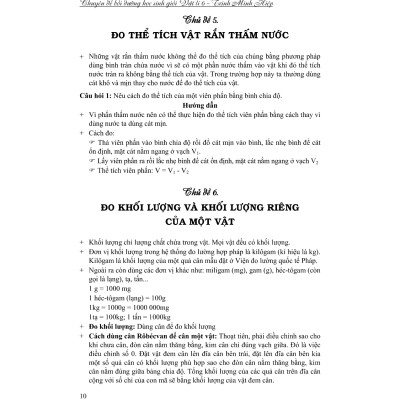 Chuyên Đề Bồi Dưỡng Học Sinh Giỏi Vật Lí 6