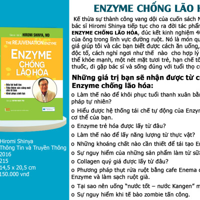 Combo Nhân Tố Vi Sinh + Enzyme Chống Lão Hoá (Tái bản)