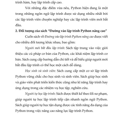 Đường Vào Lập Trình Python Nâng Cao 