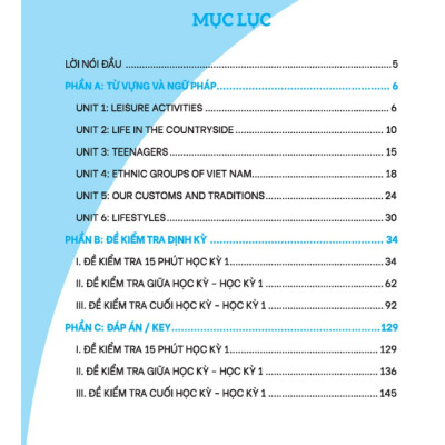 Sách - GLOBAL SUCCESS - Bộ đề kiểm tra định kỳ 4 kỹ năng tiếng anh lớp 8 tập 1 (có đáp án)