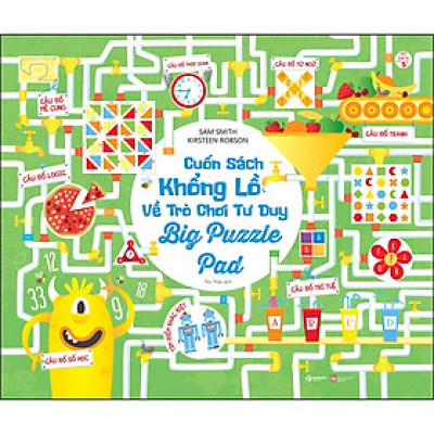 Cuốn Sách Khổng Lồ Về Trò Chơi Tư Duy - Big Puzzle Pad