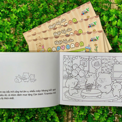 Sách - Sách Tô Màu - Nhật Ký Của Capybara