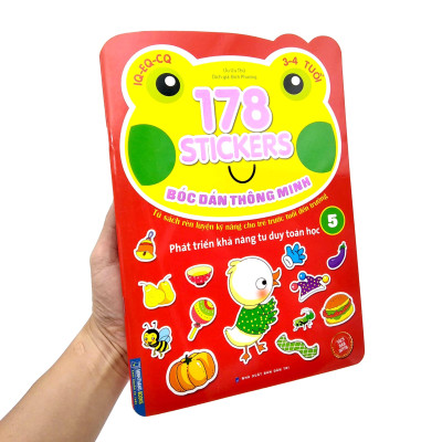 178 Stickers - Bóc Dán Thông Minh Phát Triển Khả Năng Tư Duy Toán Học (3 - 4 Tuổi) - Tập 5