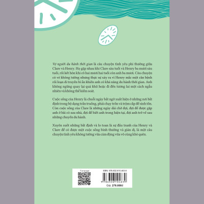 Sách Vợ Người Du Hành Thời Gian - Tác giả Audrey Niffenegger - Rainbow Books