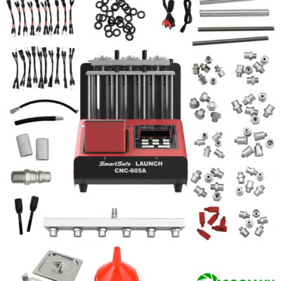 Máy xúc rửa và kiểm tra kim phun ô tô LAUNCH SmartSafe CNC-605A