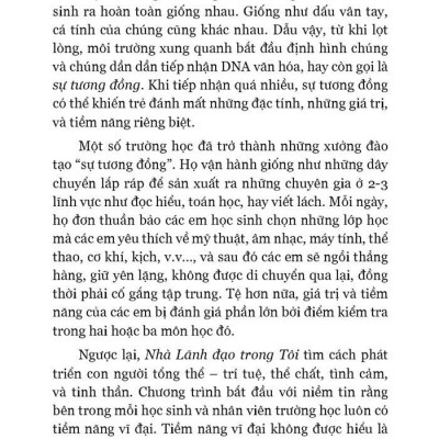 The Leader In Me - Nhà Lãnh Đạo Trong Tôi