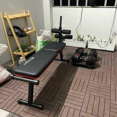 Ghế tập bụng đa năng MK028, điều chỉnh độ dốc linh hoạt,dễ dàng gập gọn, phù hợp các bài tập bụng tại nhà hiệu quả.