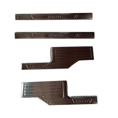 BỘ NẸP BƯỚC CHÂN TRONG NGOÀI INOX DÀNH CHO XE TOYOTA RUSH 2018-2019