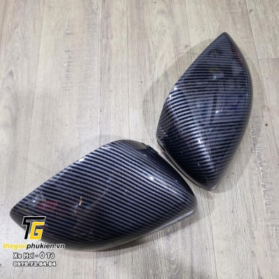 Bộ ốp gương chiếu hậu Kia Carnival vân Carbon cap cấp