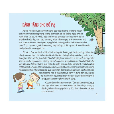 Sách - Dạy Trẻ Hành Vi Tốt - Con Là Học Sinh Gương Mẫu