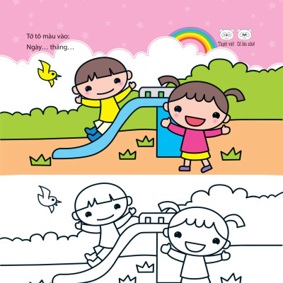 Bé Tập Tô Màu - Từ Cơ Bản Đến Nâng Cao - Thế Giới Muôn Màu 2